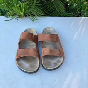Ecco Cosmo Nubuck Slides Mens Size: 12 - 12.5